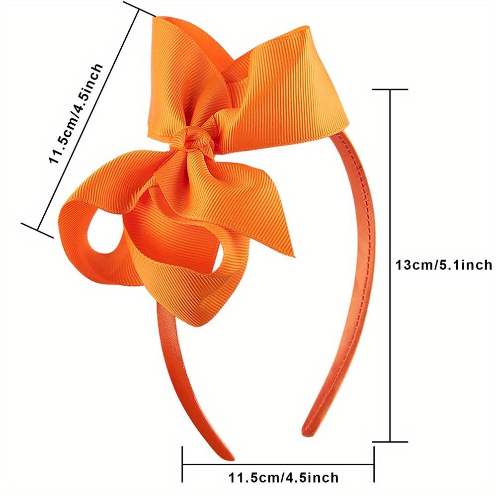 10pcs/pack Grosgrain Hair Bow Headbands for Girls Boutique Ribbon Bow Headbands for Children