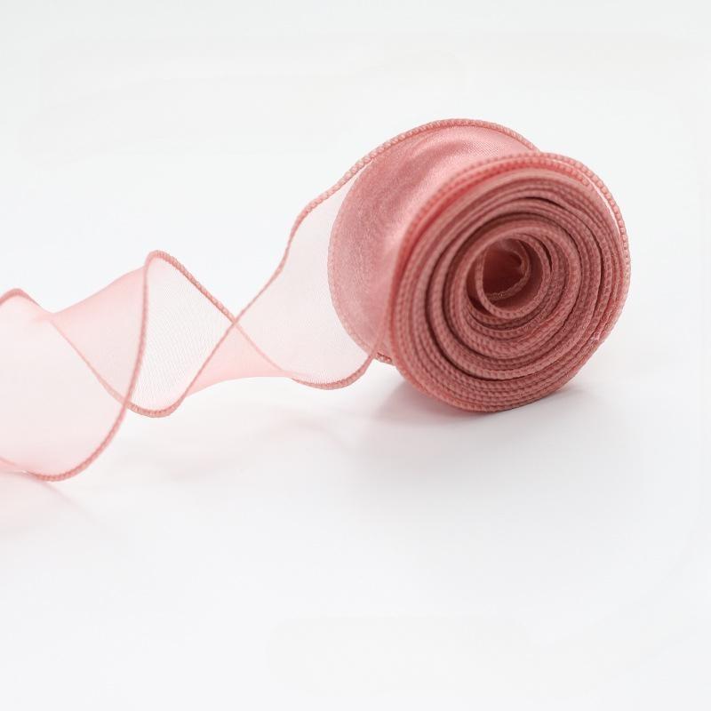 Рыбий хвост пряжа лента букет упаковочный материал радужного цвета кружевной хвост пряжа лента волна шифон пряжа подарочный ремешок