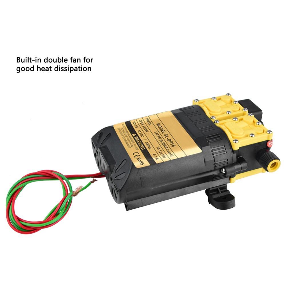 7-9LPM Flow Rate Electric Water Pump DC12V High Pressure Water Pump Garden Irrigation