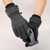 Men's Cold-Proof Thick Velvet Windproof Touchscreen Ski & Motorcycle Gloves for Winter Outdoor Activities