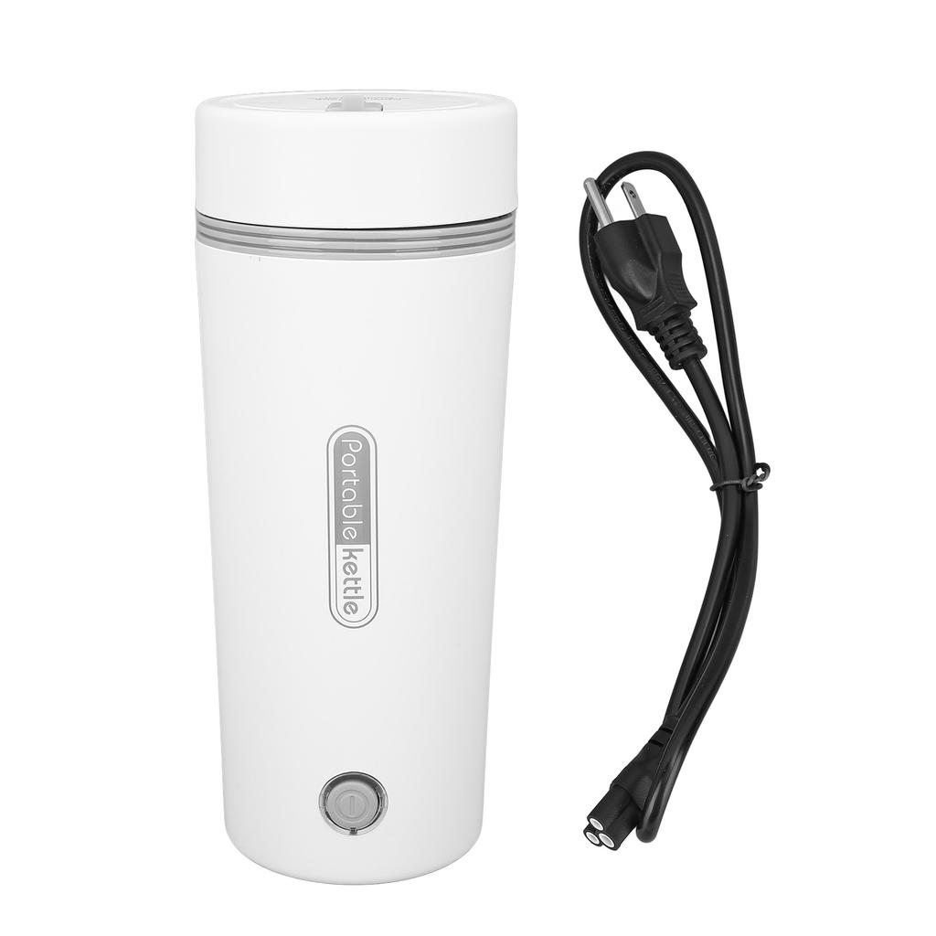Портативный электрический чайник из нержавеющей стали для молока, кофе, чая, кипятильник 350 мл для путешествий в машине, вилка ЕС