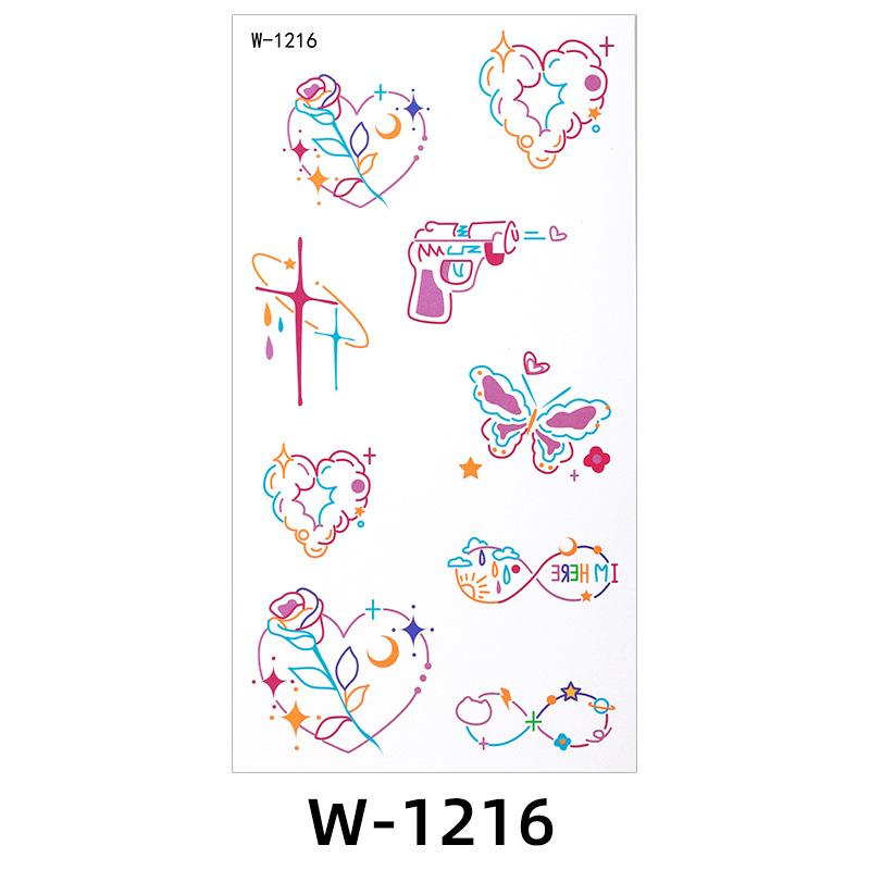 Cartoon Tattoo Sticker Waterproof Small Fresh Children Cute Tattoo Sticker Temporary Tattoo