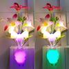 Wall Lamp Home Mushroom Night Lights Induction Luminous Mushroom Lamp US Plug 7 Color Night Light Led Night Lights  Accessories