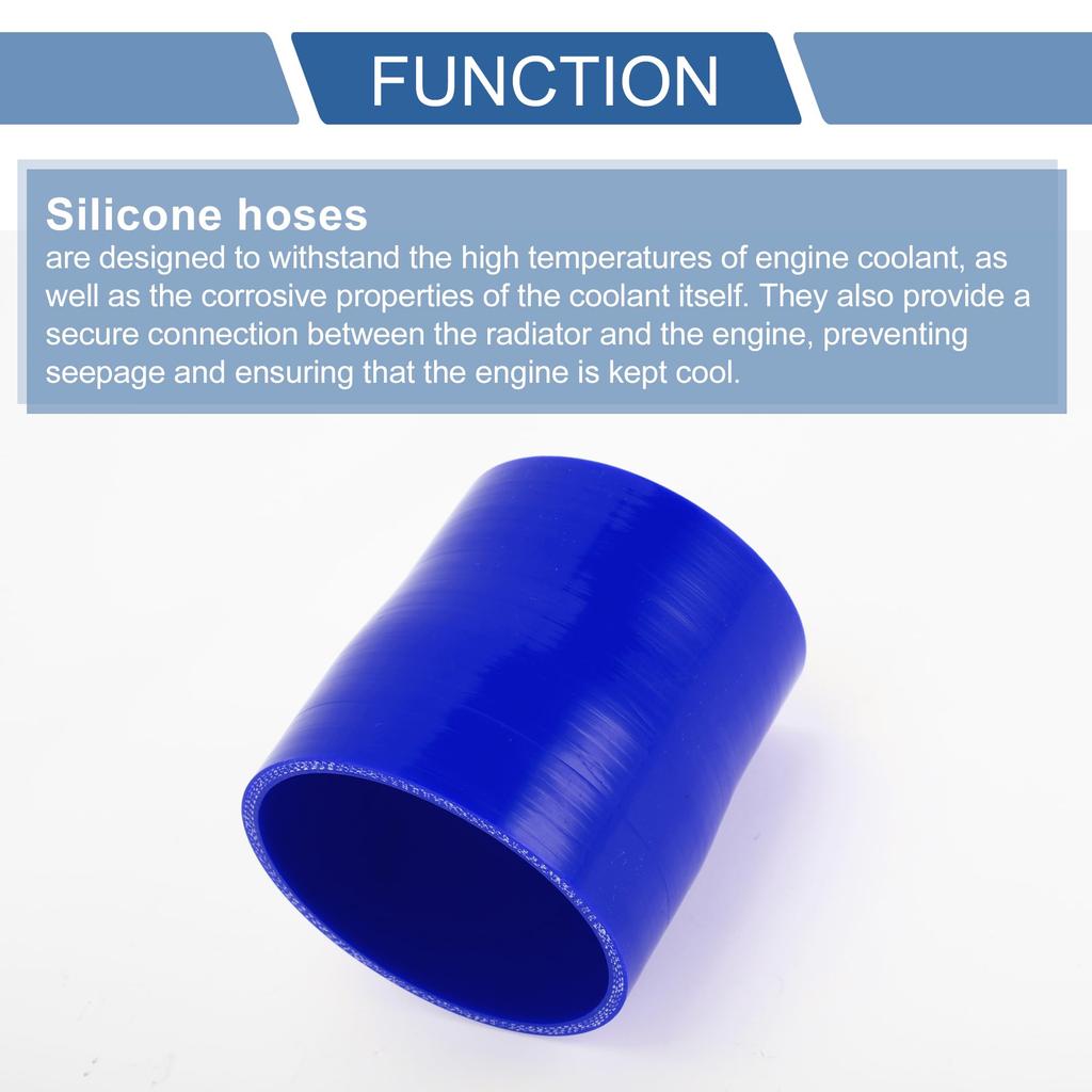 X AUTOHAUX Silicone Hose, Silicone Tube, Intercooler, 4 Layer Reinforced, Ragator Hose, Cooling Connection