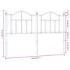 Replacement Headboard Metal Black 150 cm