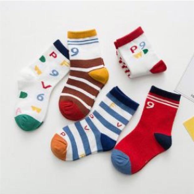 5 пар детских неувядаемых мягких детских носков из чистого хлопка с животным дизайном для девочек от 0 до 12 лет