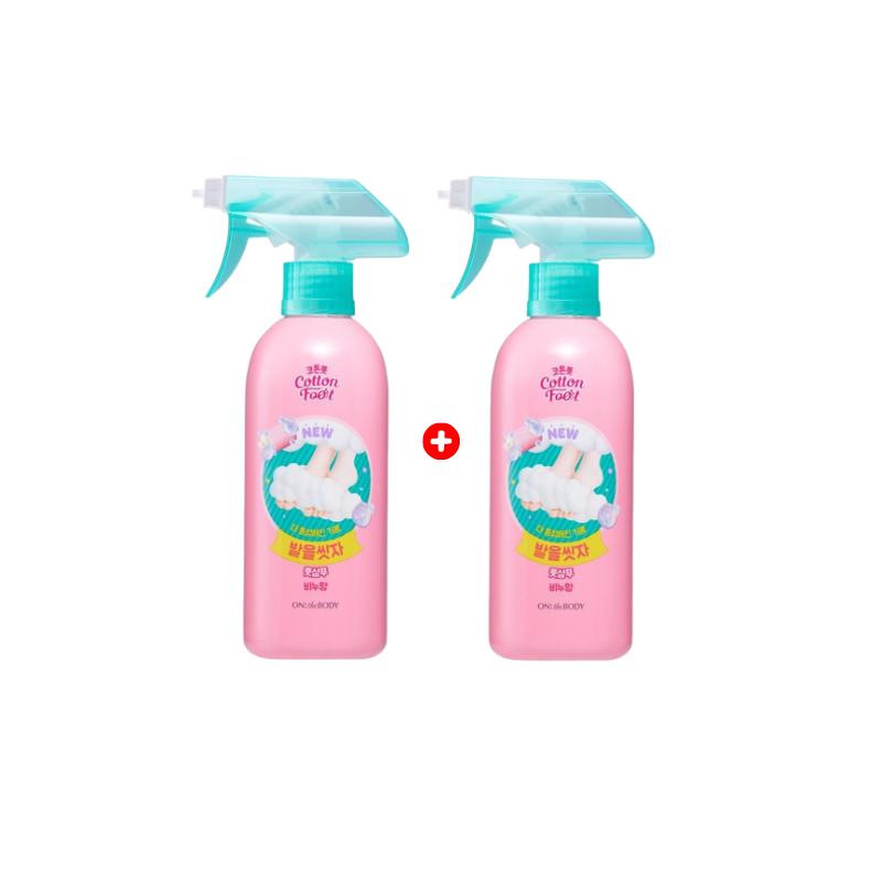 [On The Body] Cotton Foot Shampoo 385ml × 2ea Double Set - [Lemon Mint / Grapefruit Mint / Cooling / Peach / Soap]
