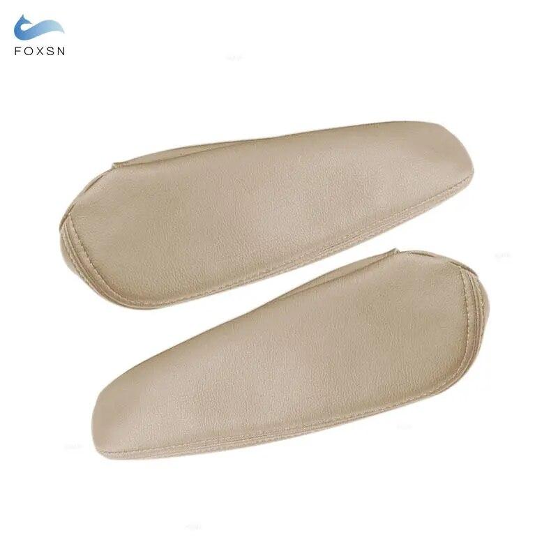 Кожаный чехол на подлокотник сиденья для Citroen C4 Peugeot 307 2008 2009, 2 шт., накладка на подлокотник бокового сиденья водителя и пассажира, накладка