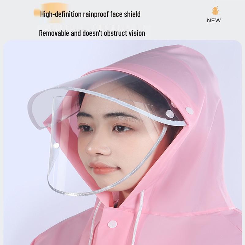 Плащ с двойным козырьком и чехлом для рюкзака для детей школьного возраста