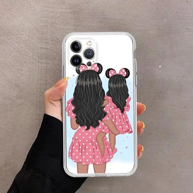 Мягкий телефон с милой анимацией для Iphone Pro 11 Mini 13 7 XS 6 6s X XR Max Plus 14 8 12, мягкий силиконовый прямой чехол из ТПУ