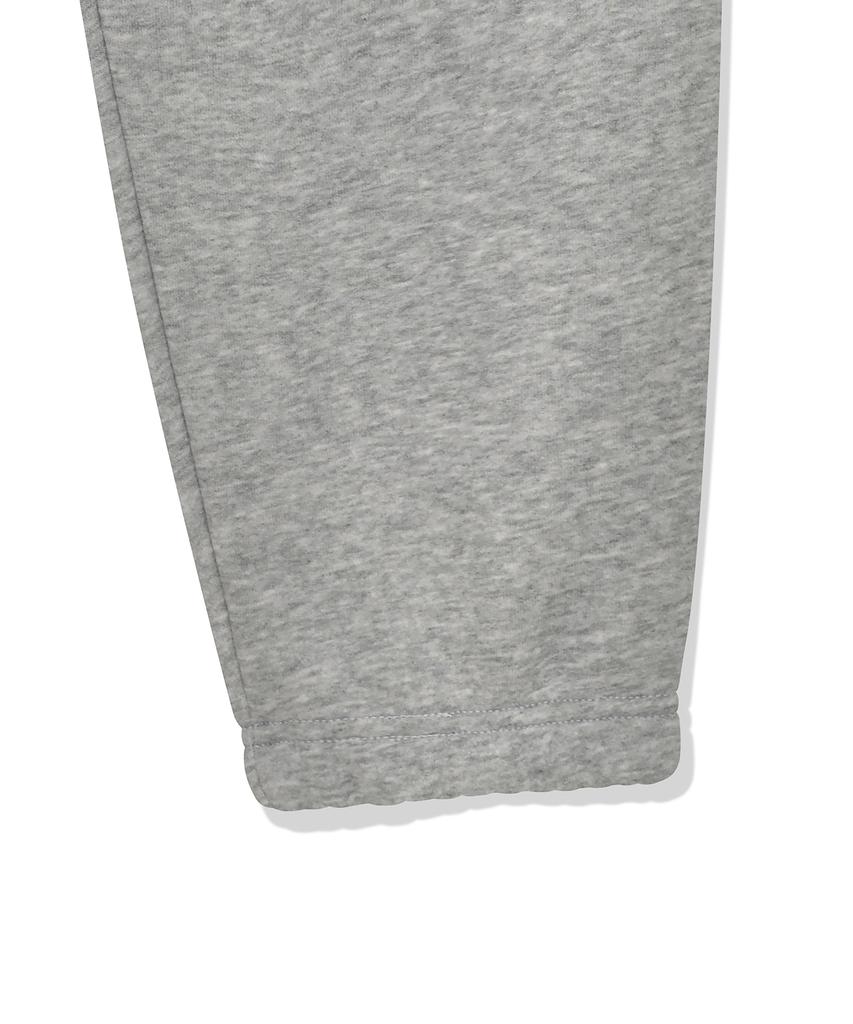 DOLPHIN WAVE APPAREL Флисовые брюки-джоггеры с вышивкой-цепочкой дельфина, меланжево-серые
