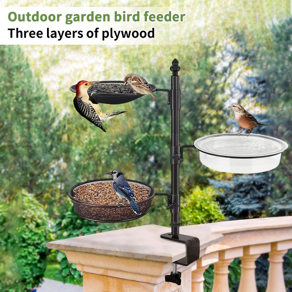 Садовая подвесная кормушка для птиц, автоматическая кормушка для колибри, установленная на открытом воздухе