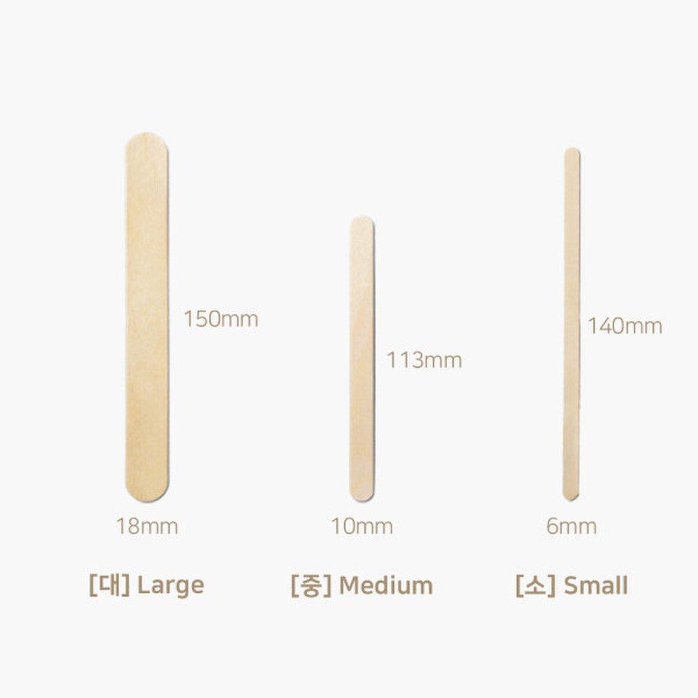 ZIZUSS Waxing Spatula Large 100pcs