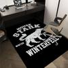 1pc House Stark Winter is Coming Winterfell Carpet, Office Rug Outdoor Mat Home Decor Area Carpet Festival