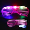 1pcs Glow in the Dark LED Eyeglasses Multiple Neon Colors Blinds Lampshade Glasses Christmas Mardi Gras Birthday Neon Mardi Gras Party
