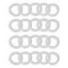 BOOHUQICH Drain Washer, Drain Washer, Aluminum Drain Washer, Drain Plug Gasket, Replacement, 20 Pieces (Aluminum, M14)