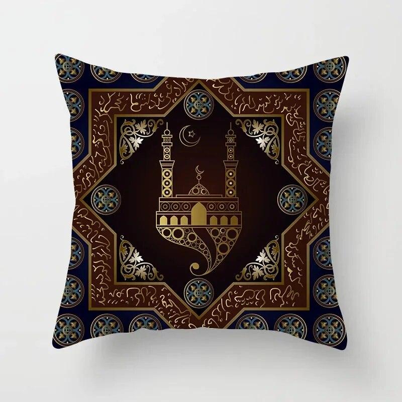 2024 Ид Мубарак украшения дома наволочки исламские украшения Рамадана мечеть мусульманские наволочки подарок