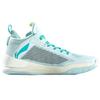Баскетбольные кроссовки Li Ning Strong Attack Shock Absorbation Low Top, мужские кроссовки серо-зеленого цвета ABAR115-3