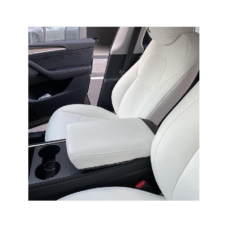 Автомобильный подлокотник, защитный чехол для модели Tesla 3 года 2022, подлокотник с центральным управлением, кожаные аксессуары, украшение