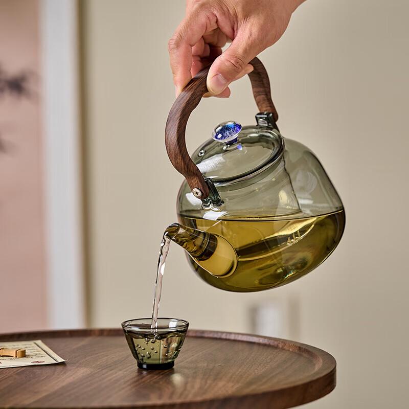 Heat-Resistant Glass Teapot with Infuser