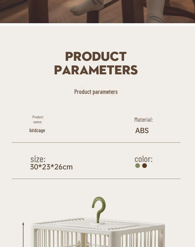 Large Outdoor Portable Parrot Villa Cage – Spacious, Breathable, and Ideal for Pet Bird Outings