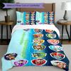 3pcs Duvet Cover Set (1*Duvet Cover + 2*Pillowcase, Without Core), PAW Patrol Print Bedding Set, Bedroom Decor, All‑Season, Birthday Gift