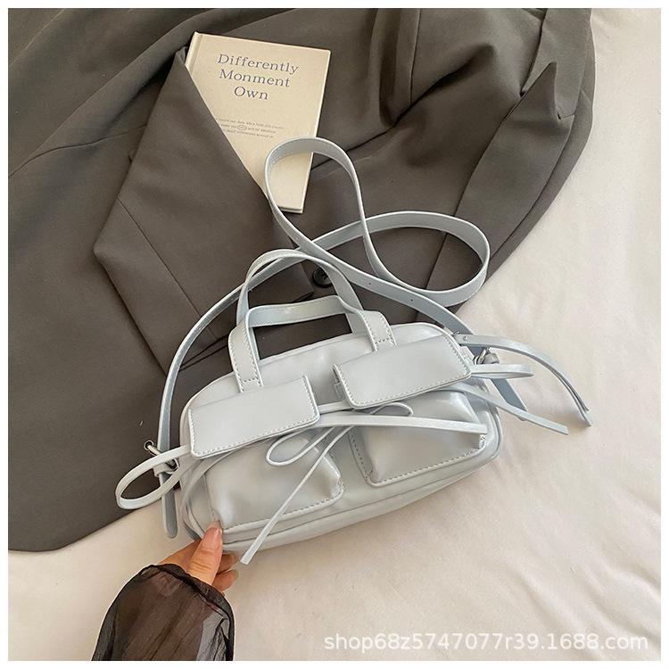 Высококлассная маленькая сумка-боулинг женская 2025 лето новая зарубежная мода универсальная одноплечевая сумка кроссбоди