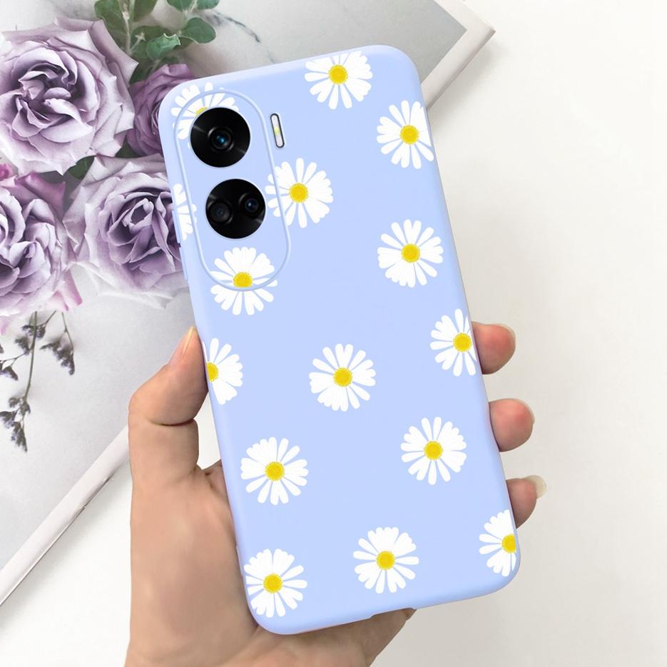Чехол для Honor 90 Lite Роскошный Мультяшный Девочки Подсолнух Расписной Чехол Мягкий Силиконовый Чехол для Телефона Для Honor 90 Pro Honor90 Lite Чехол