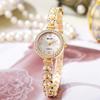Модные женские кварцевые часы Роскошные часы-браслет с бриллиантами и колосьями пшеницы relógio feminino Дропшиппинг Подарки