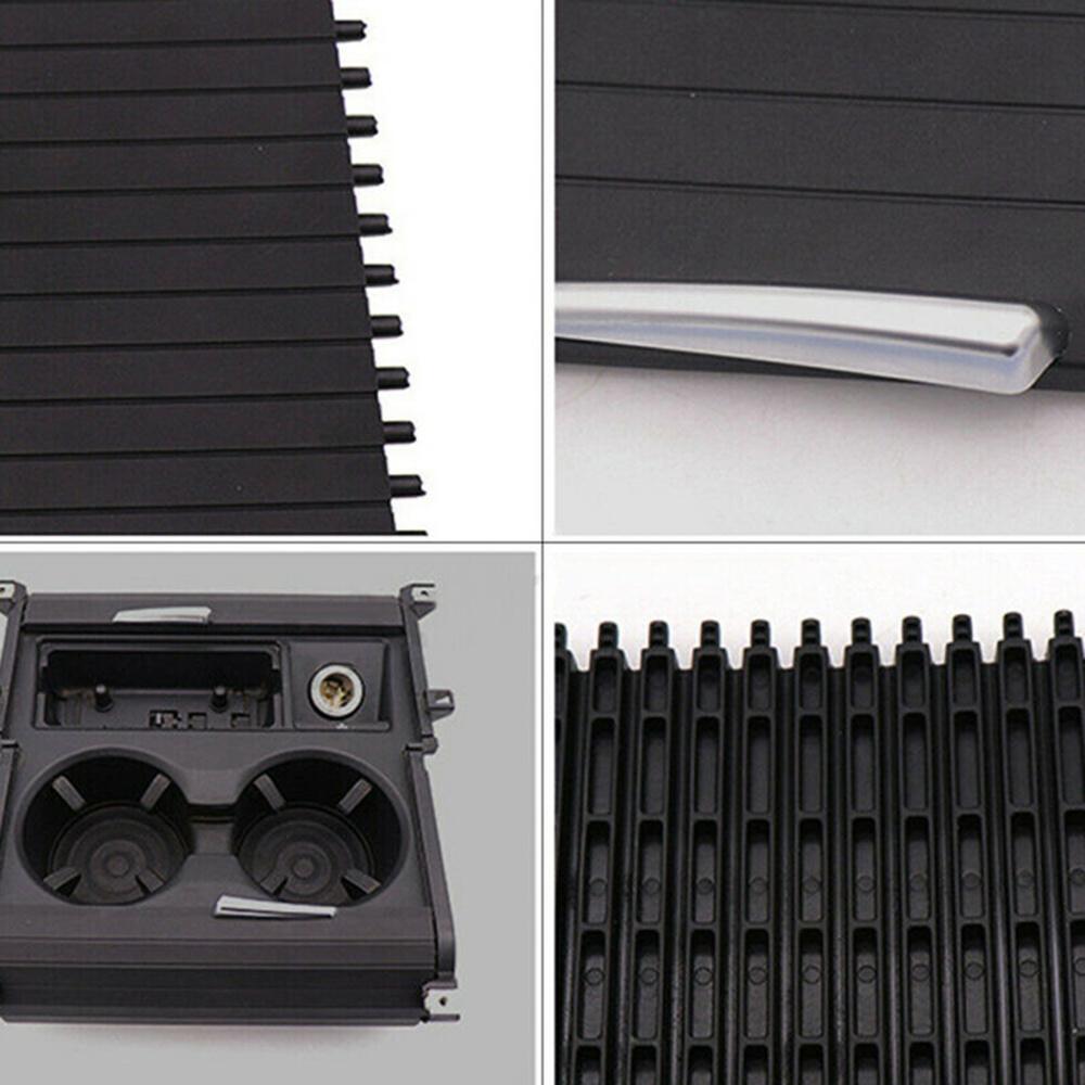 Car Storage Box Center Console Roller Blind Cover 2x For BMW X5 X6 E71 2007-2014