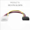 4-контактный Molex IDE на 2 SATA 15-контактных / SATA 15-контактный на 2 SATA 15-контактных / SATA 15-контактный на Molex IDE 4-контактный Кабель-разветвитель питания для HDD для ПК