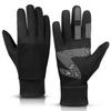 Men's Cold-proof Touch Screen Waterproof Leather Gloves for Winter Warmth Ski Cycling Cycling Warmth Gloves for Women