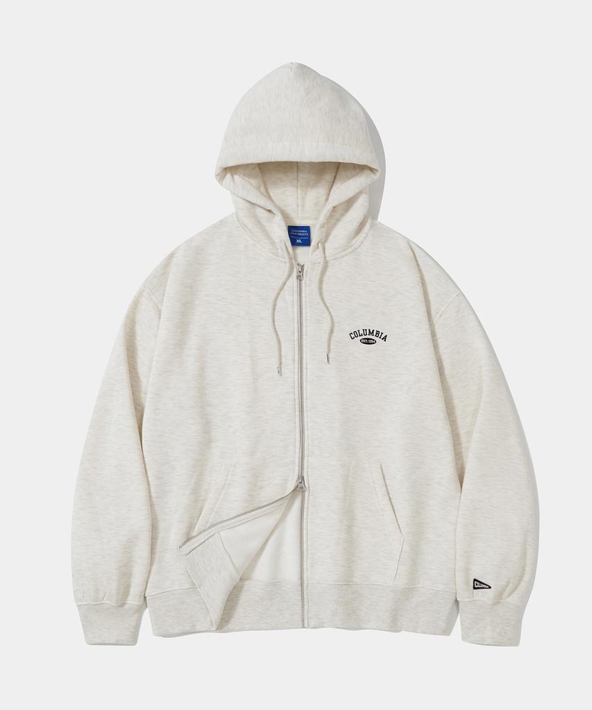 Толстовка на молнии с капюшоном Columbia University Cu Arch Fleece_Овсянка