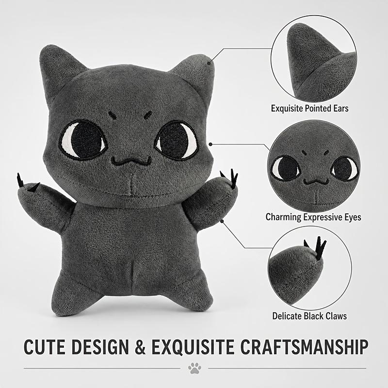 MINISO Мультяшный Лесной Кот 99 Ночей Плюшевая Игрушка Мягкая Милая Кошка Плюшевое Животное Плюшевая Кукла Игрушка-Компаньон Игра Аниме Кукла Плюшевая Игрушка