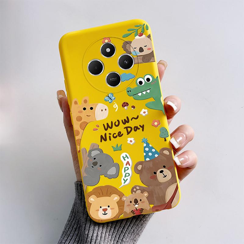 Чехол Redmi 14C Для Xiaomi Redmi 14C Чехол Funda Coque Милый Кот Мультяшный Щенок Собака Силиконовый Мягкий ТПУ Чехлы для Телефона Бампер Redmi 14C
