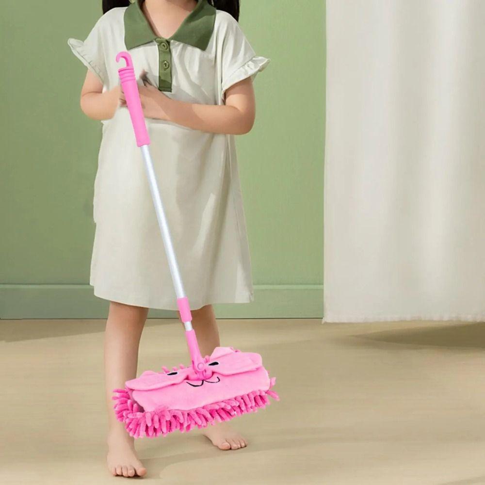 Portable Floor Mop Toy Multifunction Cleaning Mop Play-house Toy Children's Mop Early Education