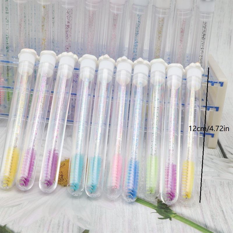 Мультяшный кошачий коготок, туба для кисточки для ресниц, одноразовые палочки для туши, многоразовые щеточки-спули для ресниц, пыленепроницаемые тубы для хранения и очистки