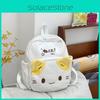 Cute Cat Plush Backpack For Girls And Boys With Soft Material And 10in Laptop Storage