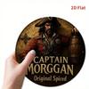 Vintage Metal Sign Captain Morgan Rum Bar Pirate Wall Art Home Pub Decor
