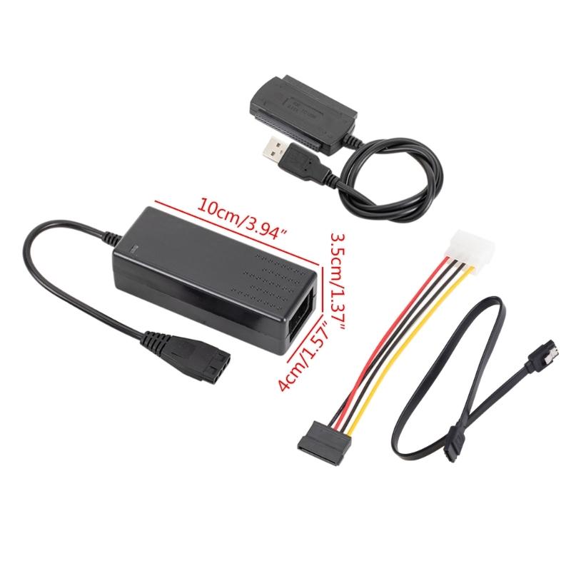 1 Комплект Линия Преобразования Привода Sata / Pata / Ide в USB 2.0 Адаптер Конвертер Кабель для Жесткого Диска
