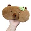 Promote Sleep Capybara Eye Cover Light-proof Cute Animal Eyepatch Plush Sleeping Mask  Travel