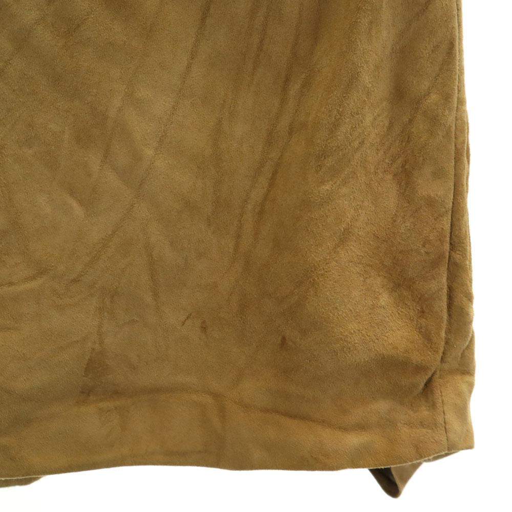 S Max Mara Юбка миди из замшевой кожи 36 Бежево-коричневый Женская Б/У