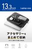 Elecom Неопреновый чехол для ноутбука с карманом на молнии для 13,3-дюймовых ПК, Черный, BM-IBPTNP13BK