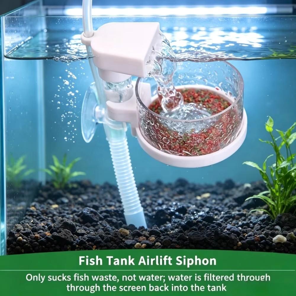 Detachable Fish Tank Waste Collector Water Filtration Aquarium Skimmer For Fish Tank