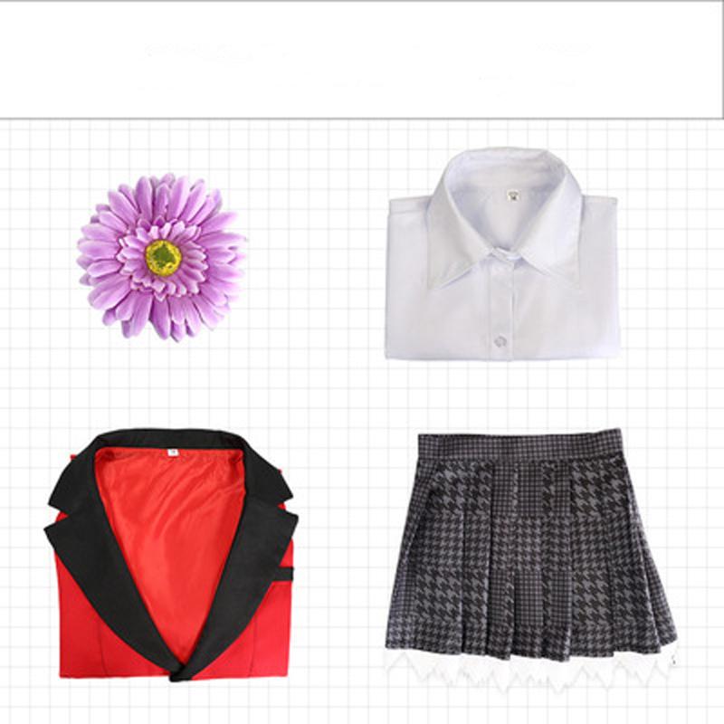 4 шт. полный комплект аниме Kakegurui Yumemite Yumemi косплей костюм Jabami Yumeko косплей костюм Игараси Саяка униформа