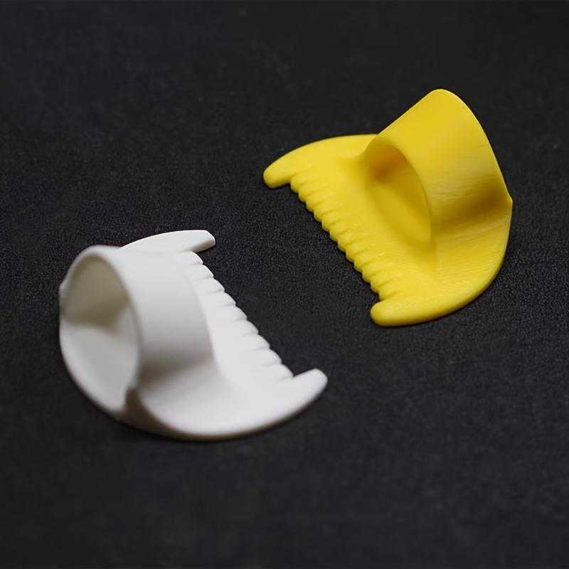 1 шт. Простой инструмент для шитья - прочный пластиковый инструмент для окантовки краев, интервал 4 мм и 3 мм, идеально подходит для ручного шитья своими руками, эргономичный дизайн