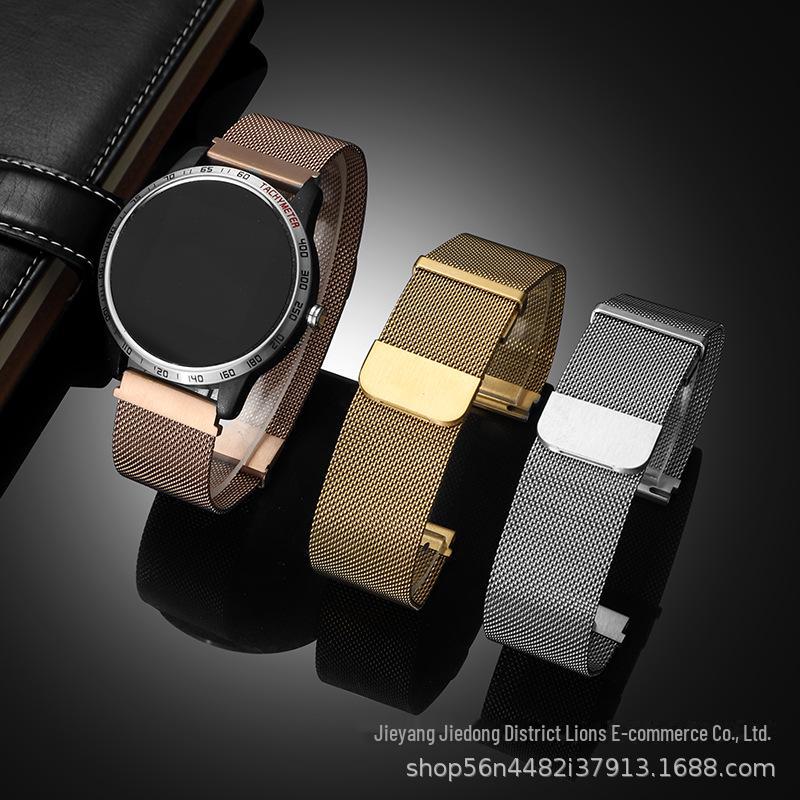 Совместимый двойной магнитный миланский металлический ремешок для Huawei Watch GT4/GT3 Pro