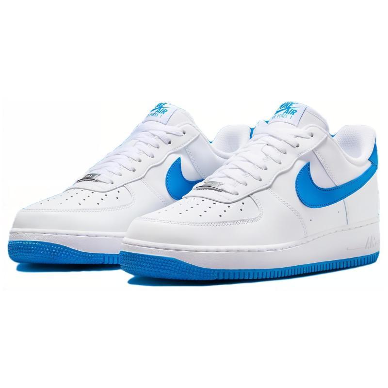 Nike Кроссовки Air Force 1 Low '07 Белые/Фото-голубые FJ4146-103