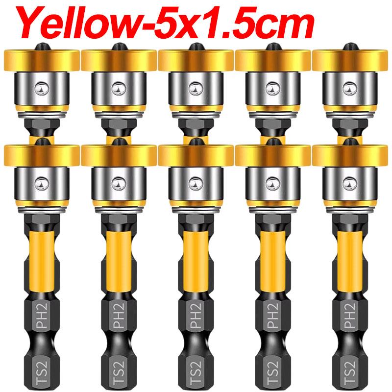 Magnet Plasterboard Screwdriver Bit Magnetic Positioning Batch Head Drill Bit Set Hex Shank Drywall Locating Screw Drilling Tool