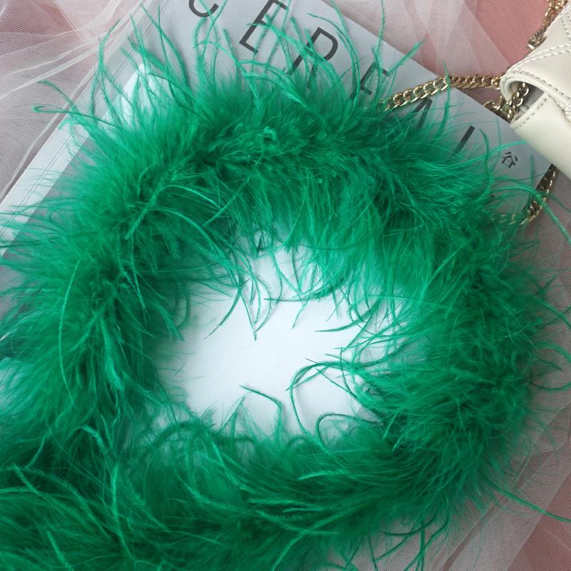 Цветные перья из страусиного меха, полоска для выступлений, танцевальная одежда, декоративный материал «сделай сам», аксессуары для одежды